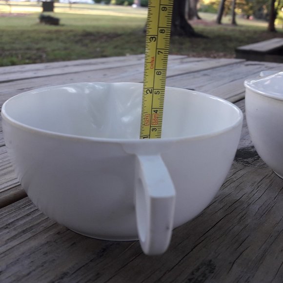 Vintage Creamer and Sugar Bowl RV Camping Dishes Melmac Melamine MCM Classic - Picture 5 of 8